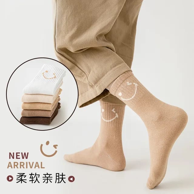 cotton smile cute sock